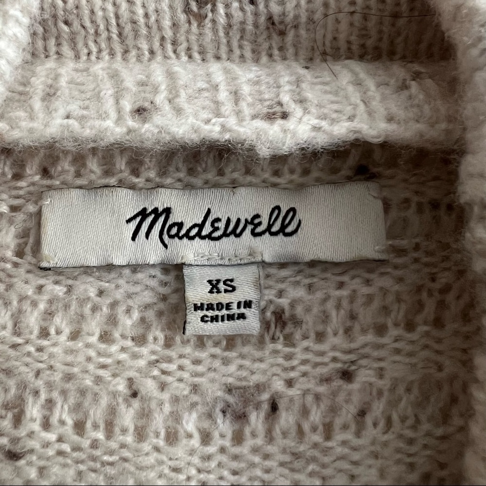Madewell Donegal Belmont Mockneck Sweater in Coziest Yarn size XSmall - Picture 15 of 15